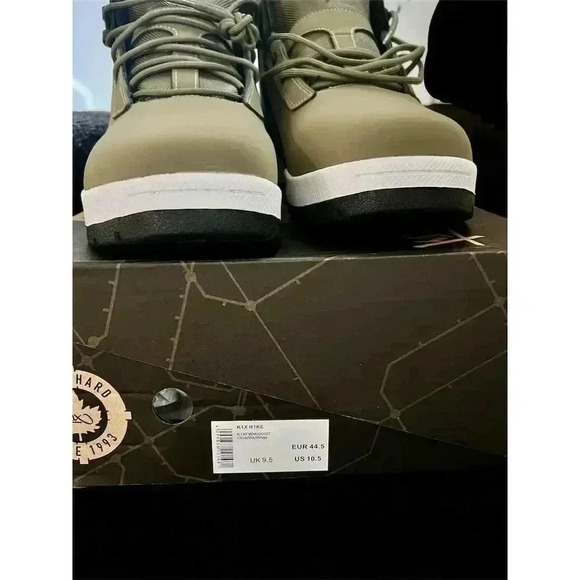 K1X Playhard High Top Sneakers Green Unisex Size 10.5 Athletic Shoes wore once - Picture 7 of 7